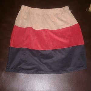 Three different small bodycon skirts